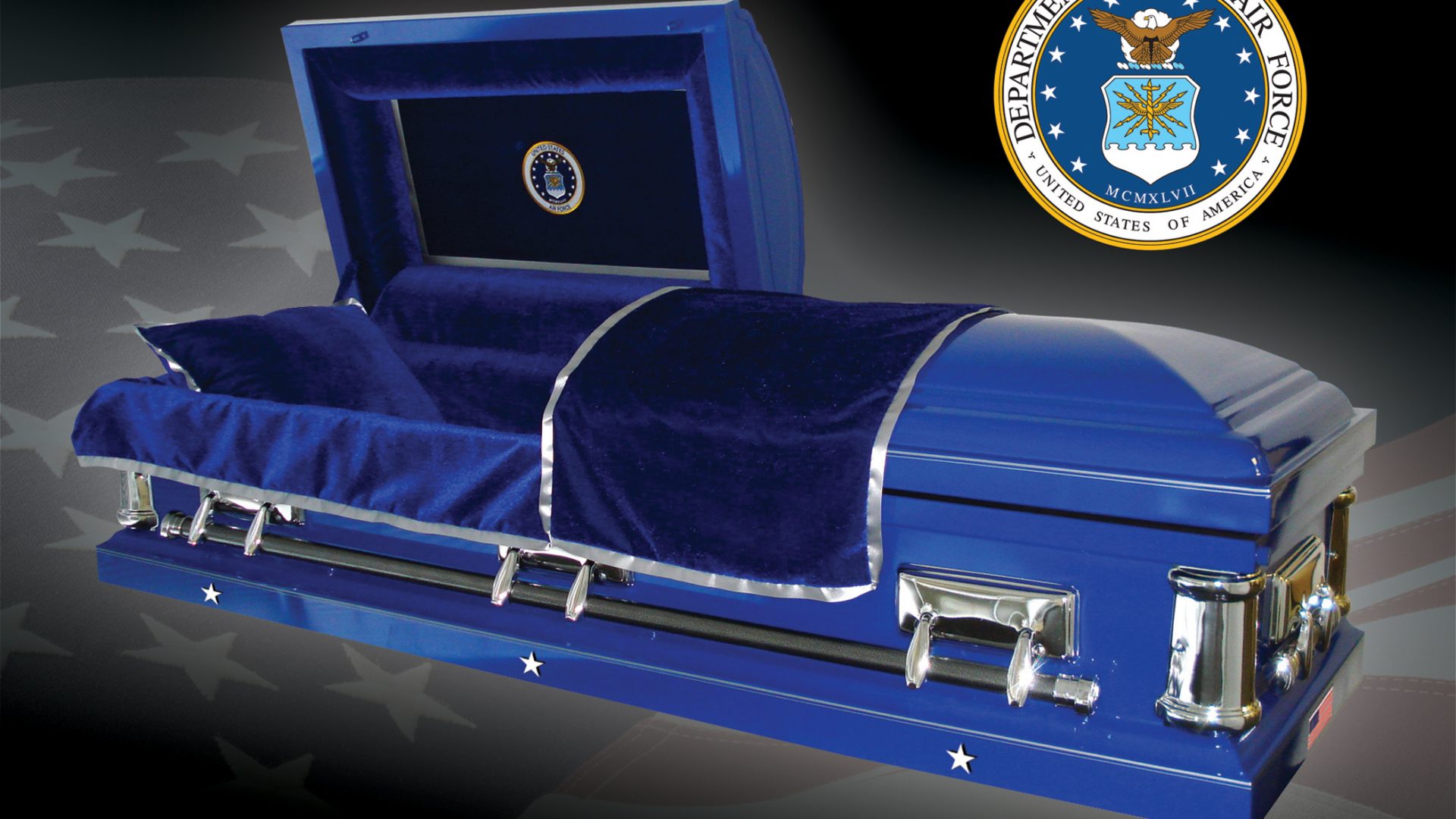 Authentic Air Force Caskets Veteran Caskets   Air Force Casket 1920x1080 